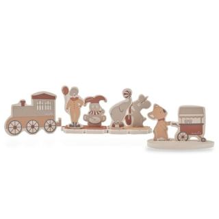 Nuuroo puzzle piankowe do kąpieli 10 elementów CIRCUS TRAIN Mimisia.pl