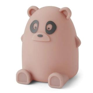 Nuuroo silikonowa lampka nocna bezprzewodowa PANDA Woodrose Mimisia.pl