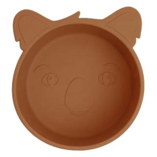Nuuroo silikonowa miseczka głęboka KOALA Caramel Cafe Mimisia.pl