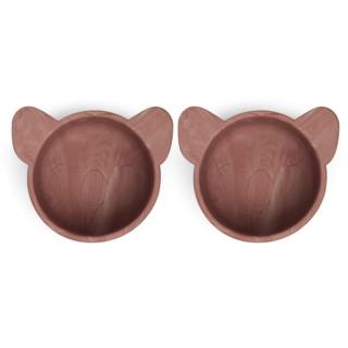 Nuuroo silikonowe miseczki na przekąski 2 szt KOALA Rosa Red Mimisia.pl