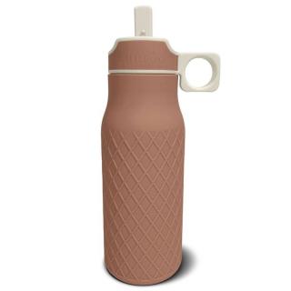 Nuuroo silikonowy bidon ze słomką dla niemowlaka ISA Chocolate Malt 400 ml Mimisia.pl