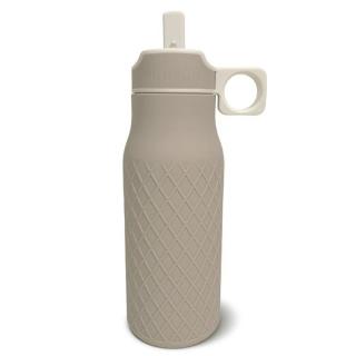 Nuuroo silikonowy bidon ze słomką dla niemowlaka ISA Cobblestone 400 ml Mimisia.pl