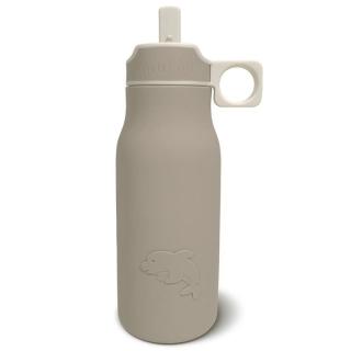 Nuuroo silikonowy bidon ze słomką dla niemowlaka LAU Cobblestone 400 ml Mimisia.pl