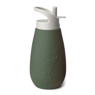 Nuuroo silikonowy bidon ze słomką dla niemowlaka PAX Dusty Green poj 350 ml Mimisia.pl
