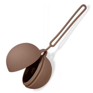 Nuuroo silikonowy pojemnik na smoczek hermetyczny Camille Chocolate Malt Mimisia.pl