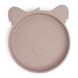 Nuuroo silikonowy talerzyk obiadowy duży KOALA Woodrose Mimisia.pl