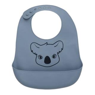 Nuuroo śliniak silikonowy z kieszonką dla niemowlaka KOALA Bering Sea Mimisia.pl