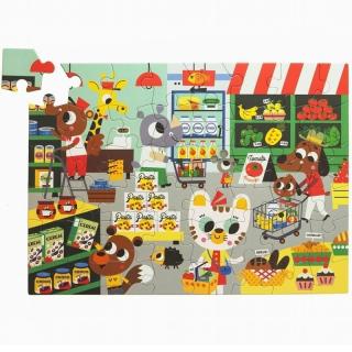 Petit Monkey - MAXI Puzzle Wesołe zwierzęta - Supermarket Mimisia.pl
