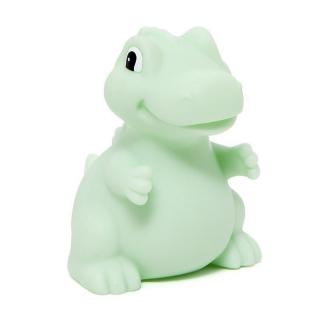 Petit Monkey - Miękka pastelowa lampka nocna LED T-rex miętowy Mimisia.pl