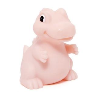 Petit Monkey - Miękka pastelowa lampka nocna LED T-rex różowy Mimisia.pl