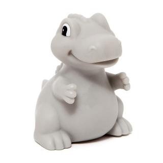 Petit Monkey - Miękka pastelowa lampka nocna LED T-rex szary Mimisia.pl