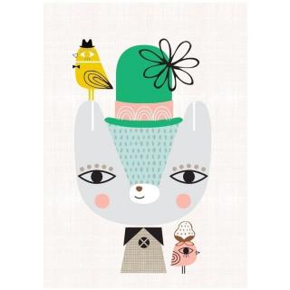 Petit Monkey - Poster Thierry the Bear 42 x 29.7 cm Mimisia.pl
