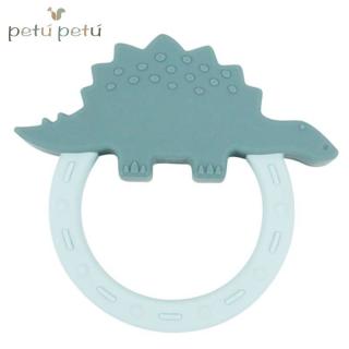 Petu Petu gryzak sensoryczny silikonowy Dino Turquoise Mimisia.pl