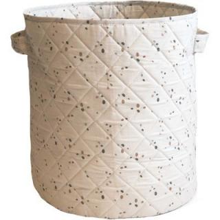 Petú Petú - pojemnik na zabawki pikowany XXL Dots Mimisia.pl