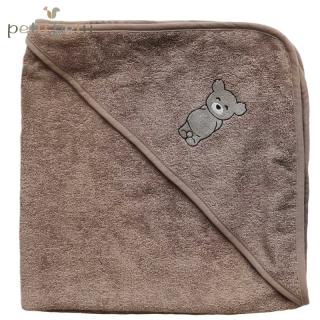 Petu Petu ręcznik okrycie kąpielowe z kapturem 100x100 Teddy Mimisia.pl