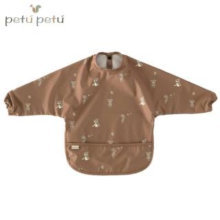 Petu Petu śliniak fartuszek z rękawami i kieszonką wodoodporny Mija Teddy Mimisia.pl