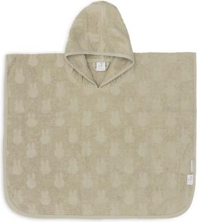 Ręcznik kąpielowy z kapturem 65x62cm Terry Miffy Jacquard - Olive Green Jollein Mimisia.pl