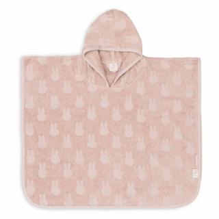 Ręcznik kąpielowy z kapturem 65x62cm Terry Miffy Jacquard - Wild Rose Jollein Mimisia.pl