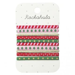 Rockahula Kids 10 gumek do włosów dla dziewczynki Jolly Xmas Elastic Mimisia.pl