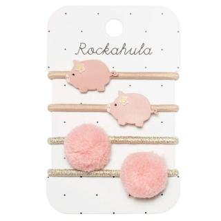 Rockahula Kids gumki do włosów dla dziewczynki 4 szt. Polly Pig Mimisia.pl