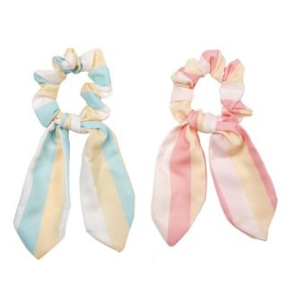 Rockahula Kids gumki scrunchie do włosów dla dziewczynki 2 szt. Bonbon Scarf Tie Mimisia.pl