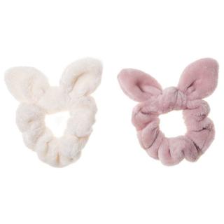 Rockahula Kids gumki scrunchie do włosów dla dziewczynki 2 szt. Fluffy Bunny Ears Mimisia.pl