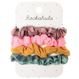 Rockahula Kids gumki scrunchie do włosów dla dziewczynki 4 szt. Happy Days Mimisia.pl