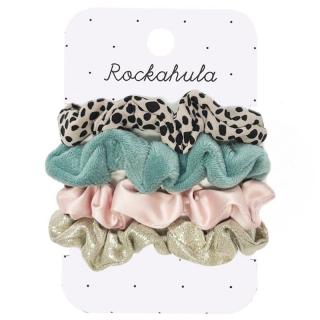 Rockahula Kids gumki scrunchie do włosów dla dziewczynki 4 szt. Leopard Love Mimisia.pl