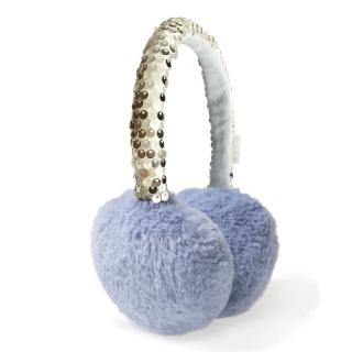 Rockahula Kids nauszniki zimowe dla dziewczynki Shimmer Sequin Blue Mimisia.pl