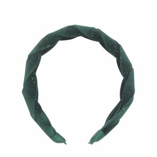 Rockahula Kids opaska do włosów dla dziewczynki Evergreen Velvet Plaited Mimisia.pl