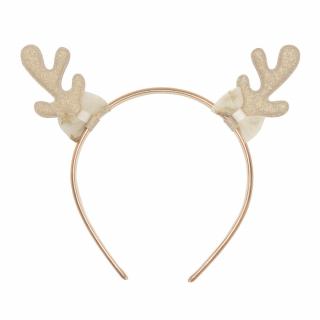 Rockahula Kids opaska do włosów dla dziewczynki Golden Reindeer Mimisia.pl