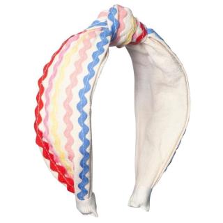 Rockahula Kids opaska do włosów dla dziewczynki Ric Rac Rainbow Knotted Mimisia.pl