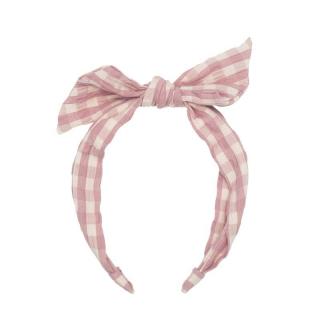 Rockahula Kids opaska do włosy dla dziewczynki Taylor Gingham Tie Headband Mimisia.pl