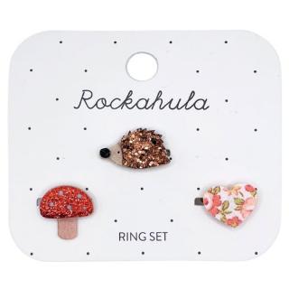 Rockahula Kids pierścionki dla dziewczynki 3 szt. Hattie Hedgehog Mimisia.pl