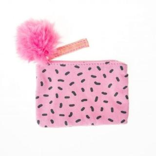 Rockahula Kids portmonetka dla dziewczynki z pomponikiem Sprinkles Pink Mimisia.pl