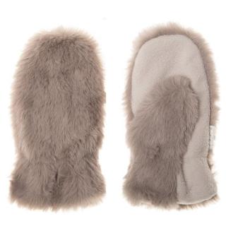 Rockahula Kids rękawiczki zimowe futerko dziecięce Teddy Fur Brown 7-10 lat Mimisia.pl