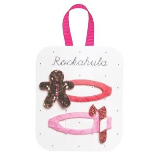 Rockahula Kids spinki do włosów dla dziewczynki 2 szt. Gingerbread And Candy Cane Mimisia.pl