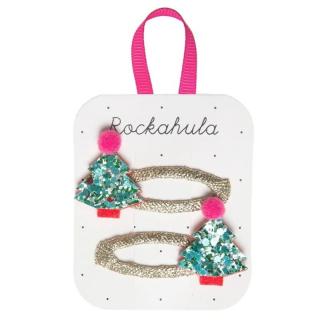 Rockahula Kids spinki do włosów dla dziewczynki 2 szt. Glitter Xmas Tree Mimisia.pl