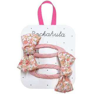 Rockahula Kids spinki do włosów dla dziewczynki 2 szt. Margot Floral Twisty Bow Mimisia.pl