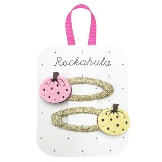 Rockahula Kids spinki do włosów dla dziewczynki 2 szt. Spotty Pumpkin Mimisia.pl