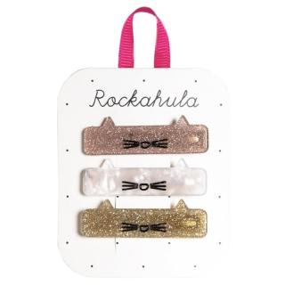Rockahula Kids spinki do włosów dla dziewczynki 3 szt. Acrylic Cat Mimisia.pl