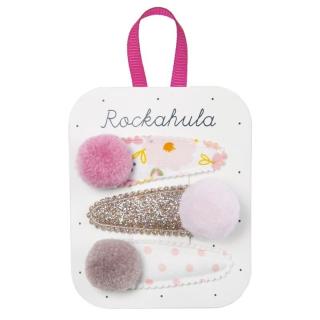 Rockahula Kids spinki do włosów dla dziewczynki 3 szt. Bloom Pom Pom Mimisia.pl
