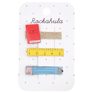 Rockahula Kids spinki do włosów dla dziewczynki 3 szt. I Love School Mimisia.pl