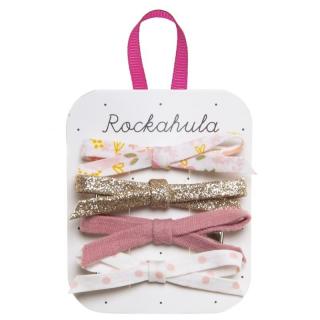 Rockahula Kids spinki do włosów dla dziewczynki 4 szt. Bloom Skinny Bow Mimisia.pl