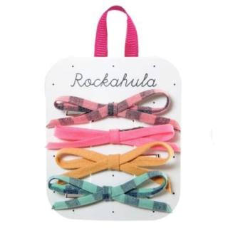 Rockahula Kids spinki do włosów dla dziewczynki 4 szt. Happy Days Skinny Bow Mimisia.pl