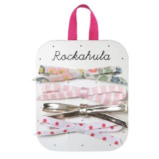 Rockahula Kids spinki do włosów dla dziewczynki 4 szt. Secret Garden Skinny Bow Mimisia.pl