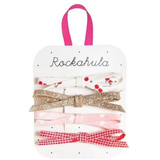 Rockahula Kids spinki do włosów dla dziewczynki 4 szt. Sweet Cherry Skinny Bow Mimisia.pl