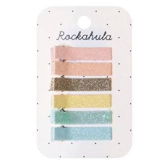 Rockahula Kids spinki do włosów dla dziewczynki 6 szt Glitter Rainbow Mimisia.pl