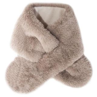 Rockahula Kids szalik zimowy futerkowy dla dziewczynki Teddy Fur Brown Mimisia.pl