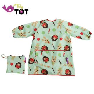 Tidy Tot - śliniak fartuszkowy długi z kieszonką Coverall Bib Pistachio Green Mimisia.pl